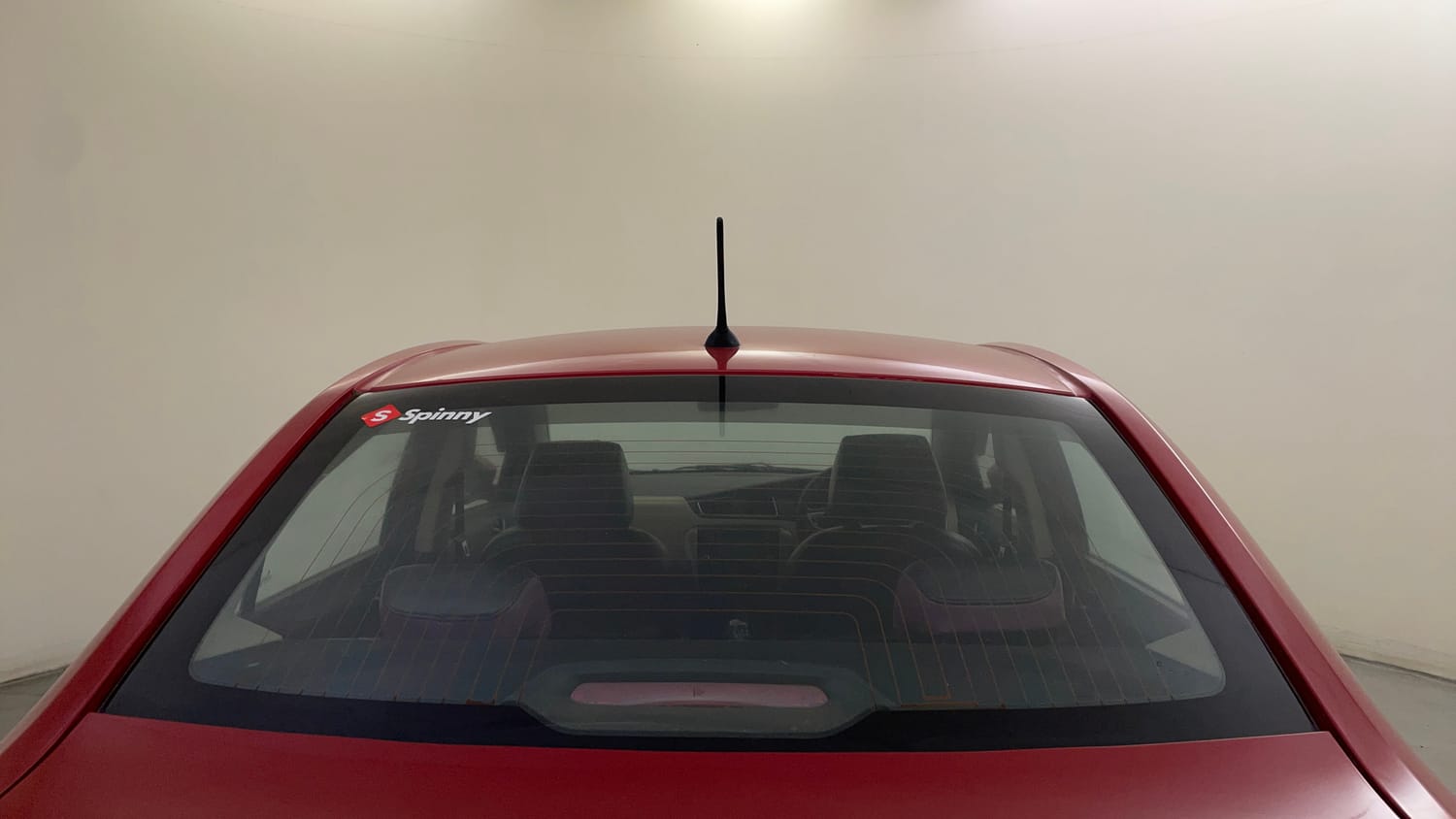 Used 2014 Tata Zest XT Petrol Petrol Manual exterior BACK WINDSHIELD VIEW