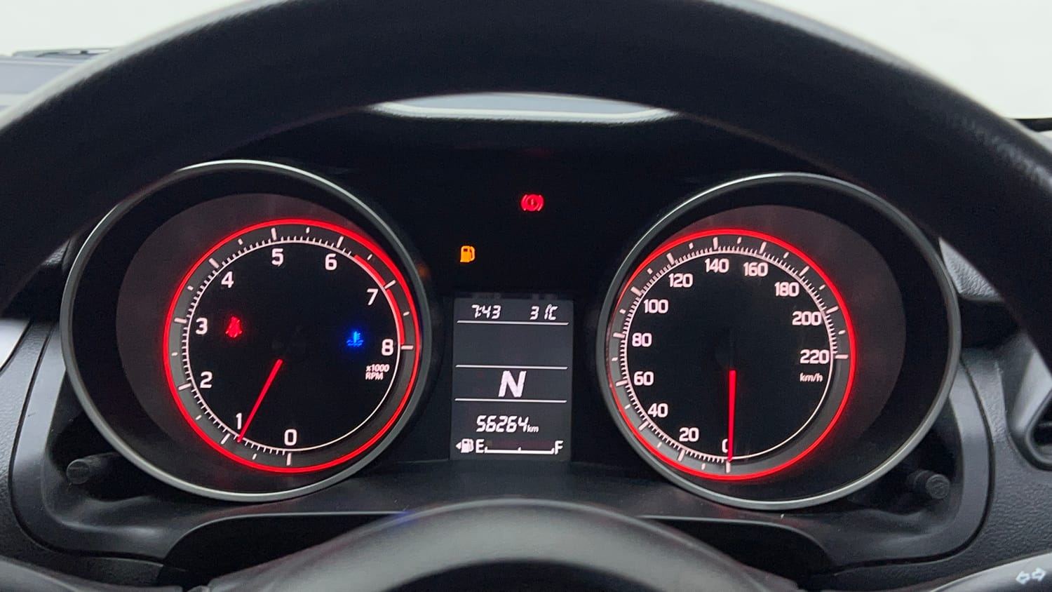Used 2021 Maruti Suzuki Swift VXi AMT Petrol Automatic interior CLUSTERMETER VIEW