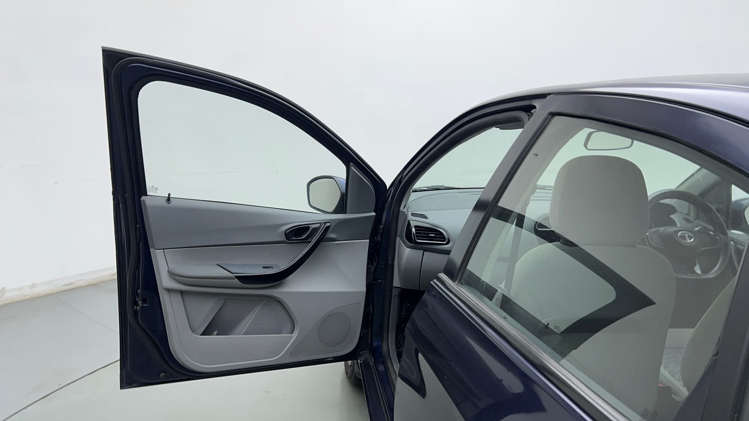 Used 2021 Tata Tigor XZ Petrol Manual interior LEFT FRONT DOOR OPEN VIEW