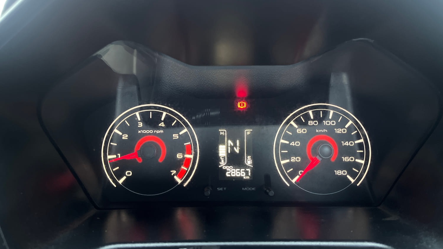 Used 2021 Mahindra KUV100 NXT K2 Plus 6 STR Petrol Manual interior CLUSTERMETER VIEW