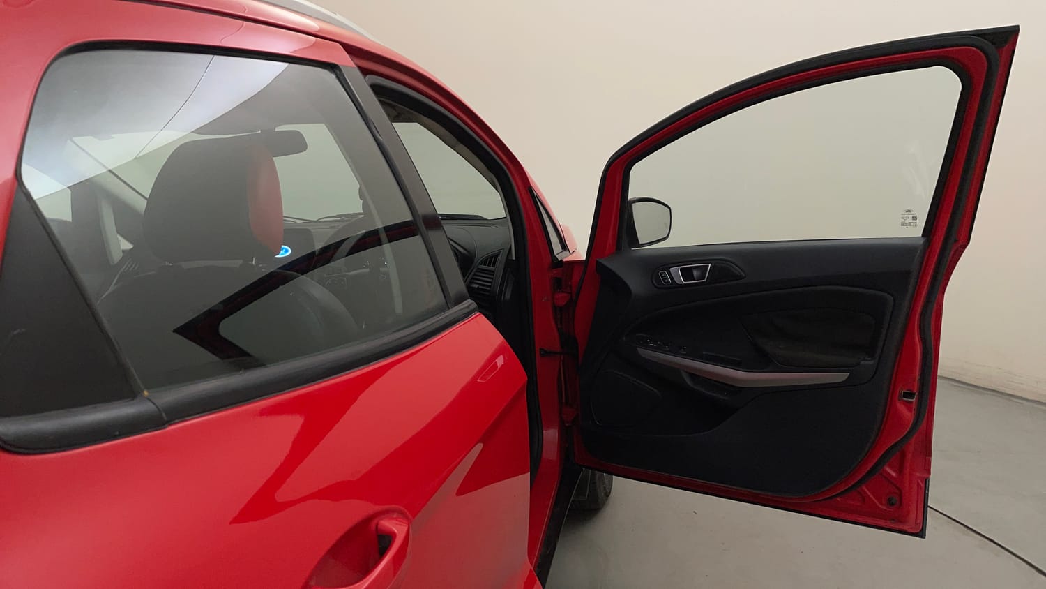Used 2018 Ford EcoSport Titanium + 1.5L TDCi Diesel Manual interior RIGHT FRONT DOOR OPEN VIEW