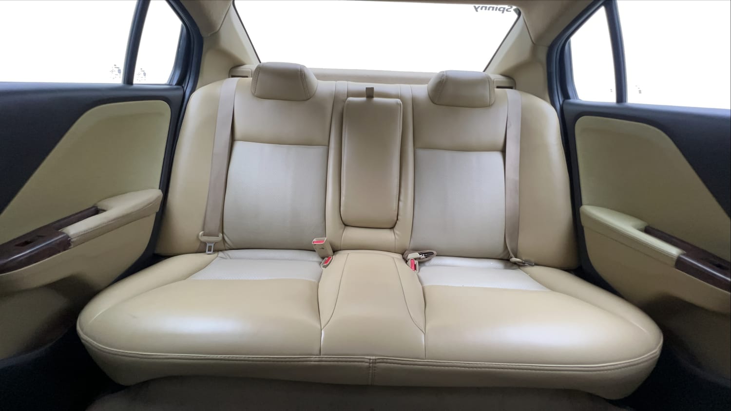 Used 2017 Honda City V CVT Petrol Petrol Automatic interior REAR SEAT CONDITION VIEW