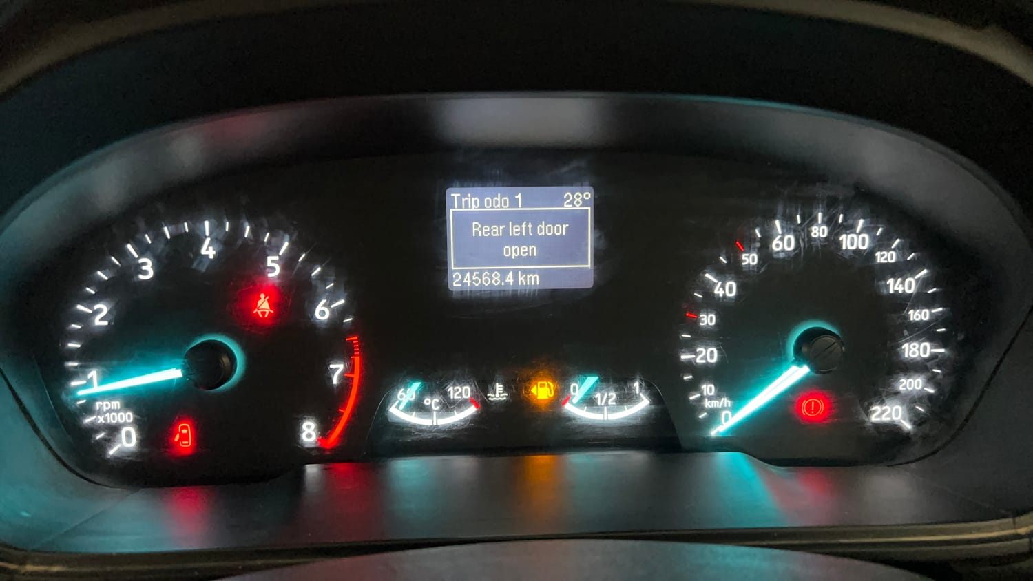 Used 2019 Ford EcoSport Trend 1.5L Ti-VCT Petrol Manual interior CLUSTERMETER VIEW