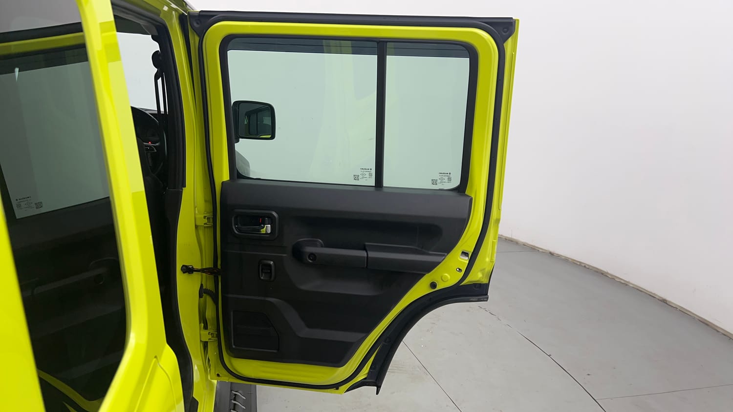 Used 2023 Maruti Suzuki Jimny Alpha AT Petrol Automatic interior RIGHT REAR DOOR OPEN VIEW