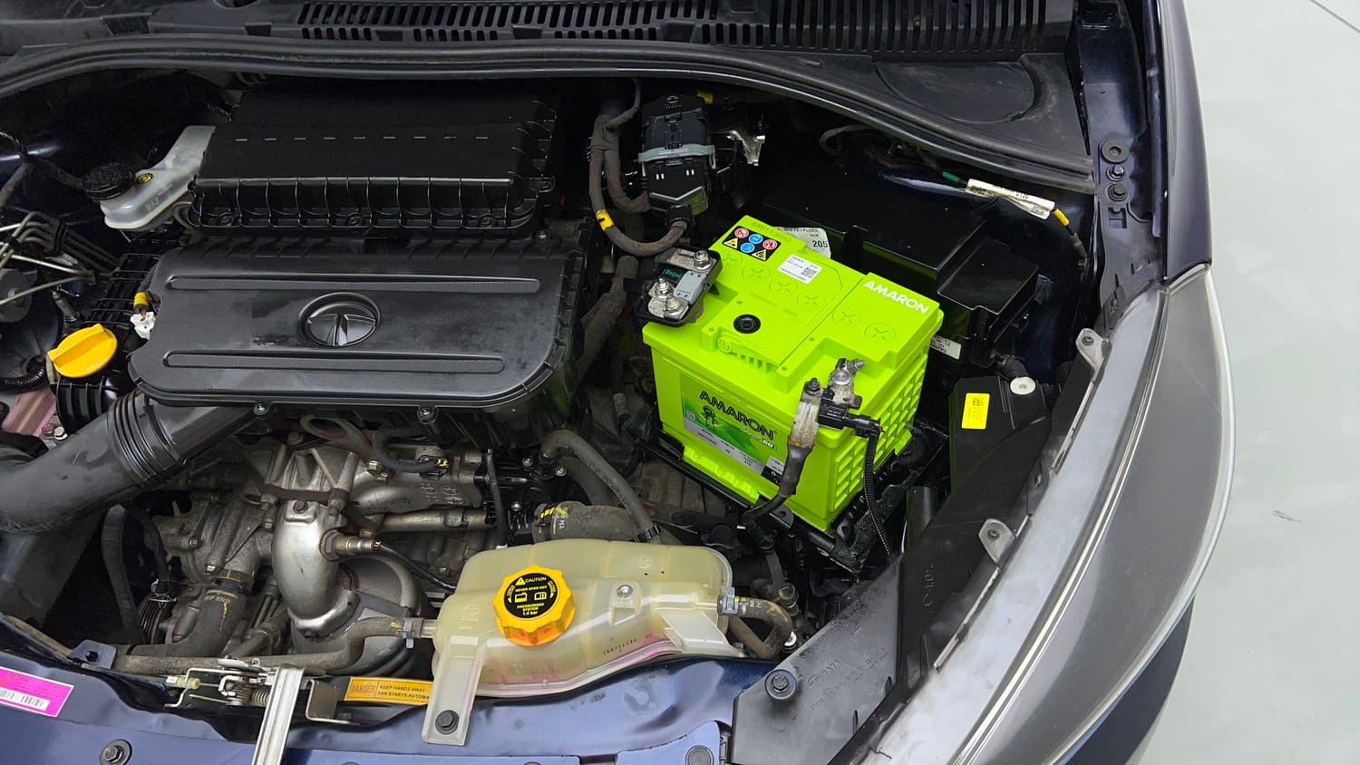 Used 2021 Tata Tigor XZ Petrol Manual engine ENGINE LEFT SIDE VIEW