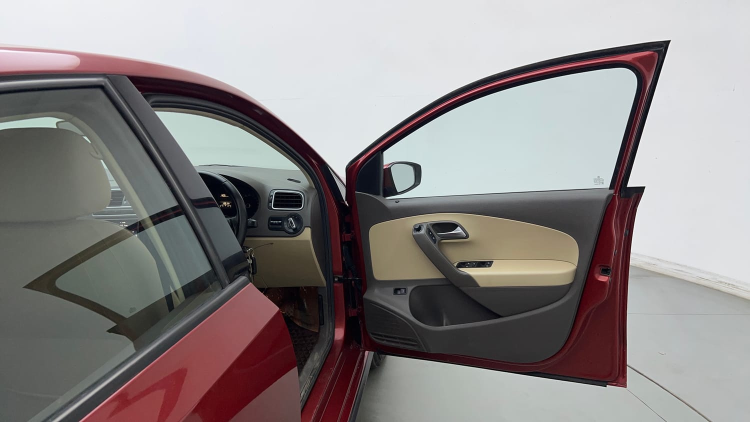 Used 2019 Volkswagen Vento Highline 1.2 (P) AT Petrol Automatic interior RIGHT FRONT DOOR OPEN VIEW