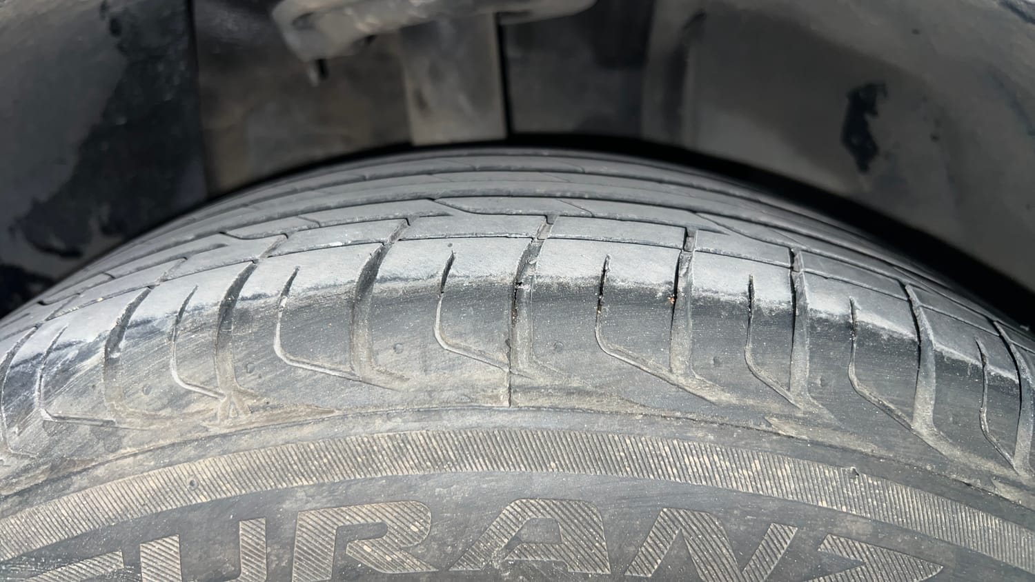 Used 2023 Tata Nexon XZ Plus LUXS Diesel Diesel Manual tyres RIGHT FRONT TYRE TREAD VIEW