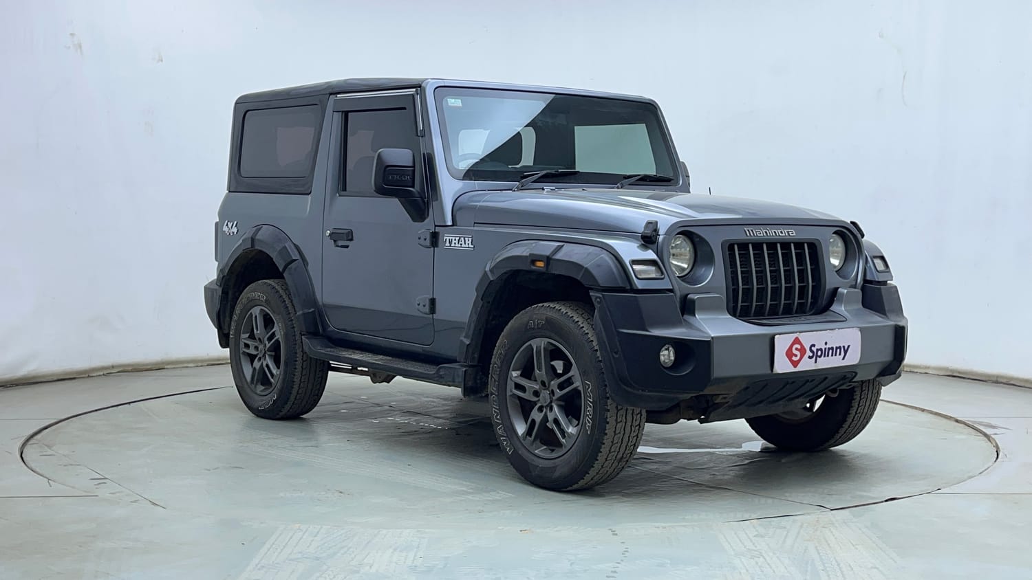 Used 2022 mahindra Thar LX Hard Top Diesel MT 4WD Diesel Manual exterior RIGHT FRONT CORNER VIEW