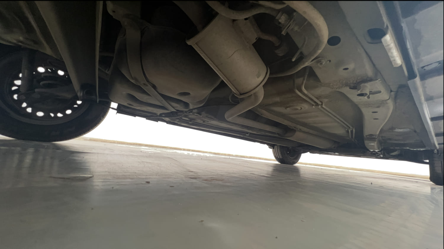 Used 2022 Maruti Suzuki S-Presso VXi (O) Petrol Manual extra REAR RIGHT UNDERBODY VIEW