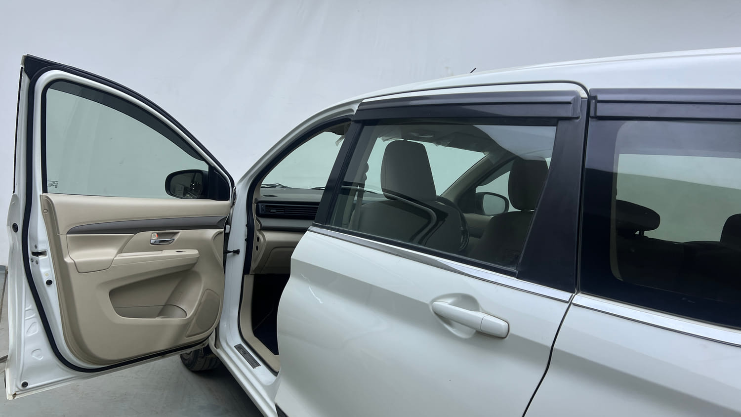 Used 2021 Maruti Suzuki New Ertiga VXi AT Petrol Automatic interior LEFT FRONT DOOR OPEN VIEW