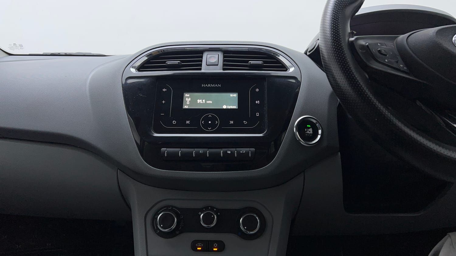 Used 2021 Tata Tigor XZ Petrol Manual interior MUSIC SYSTEM & AC CONTROL VIEW