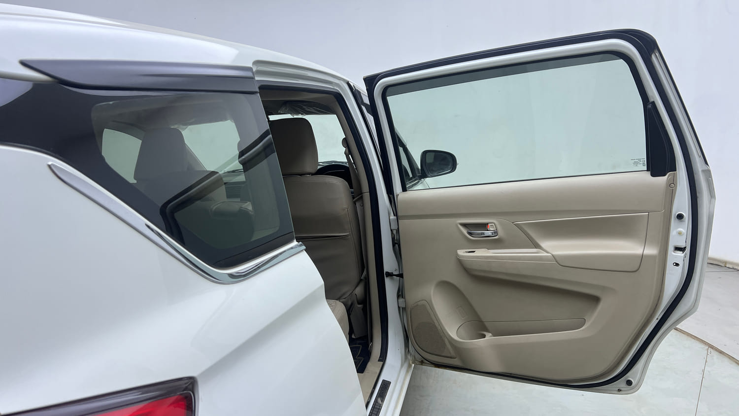 Used 2021 Maruti Suzuki New Ertiga VXi AT Petrol Automatic interior RIGHT REAR DOOR OPEN VIEW
