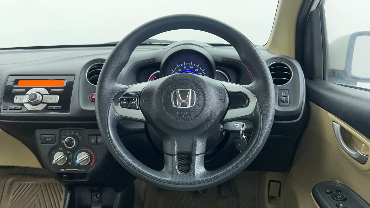 Used 2016 Honda Brio VX MT Petrol Manual interior STEERING VIEW