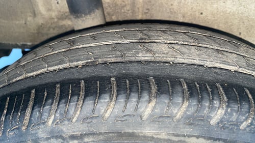 Used 2022 Maruti Suzuki Wagon R ZXI Plus 1.2 Petrol Manual tyres RIGHT REAR TYRE TREAD VIEW