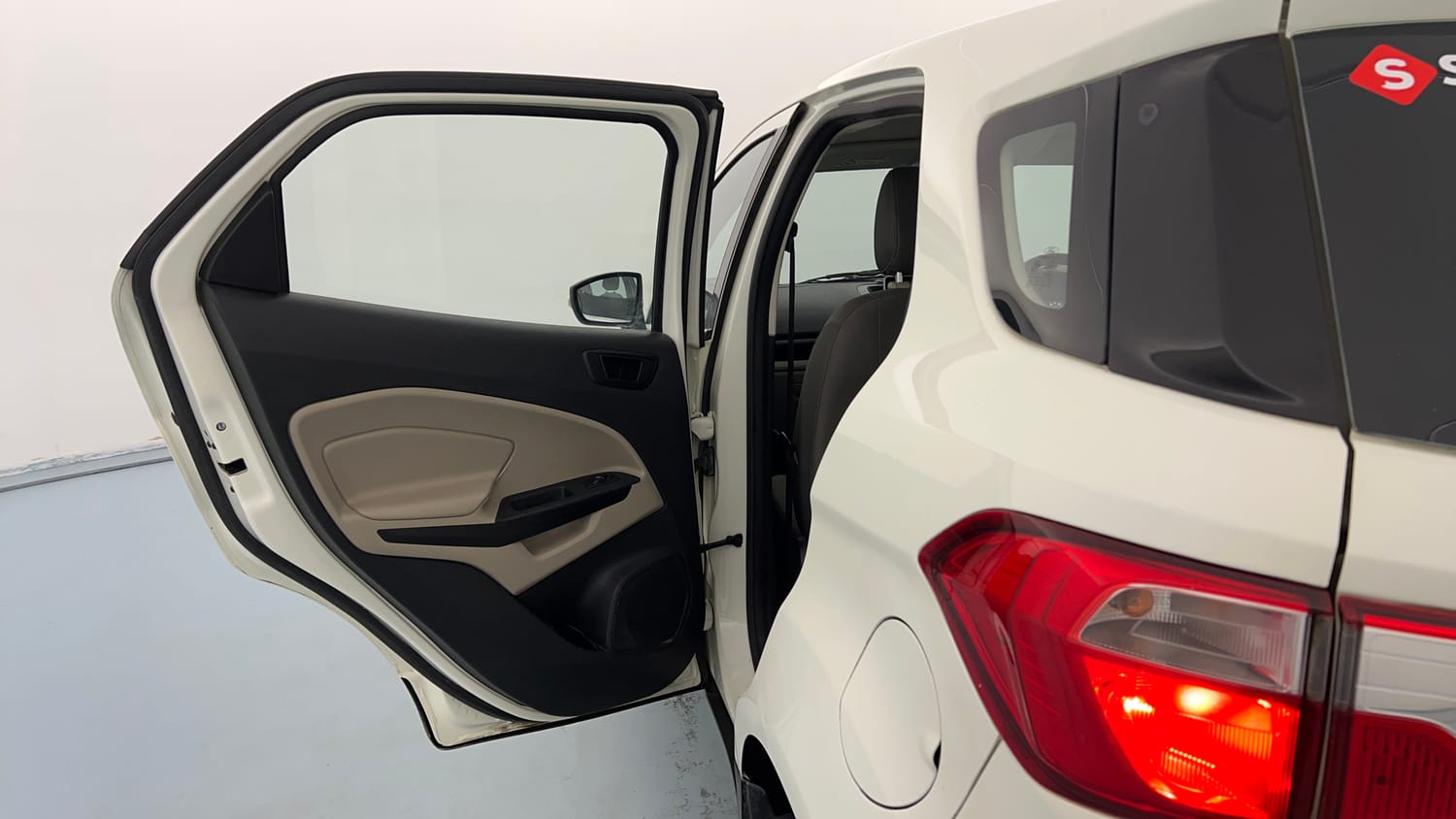 Used 2019 Ford EcoSport Trend 1.5L Ti-VCT Petrol Manual interior LEFT REAR DOOR OPEN VIEW