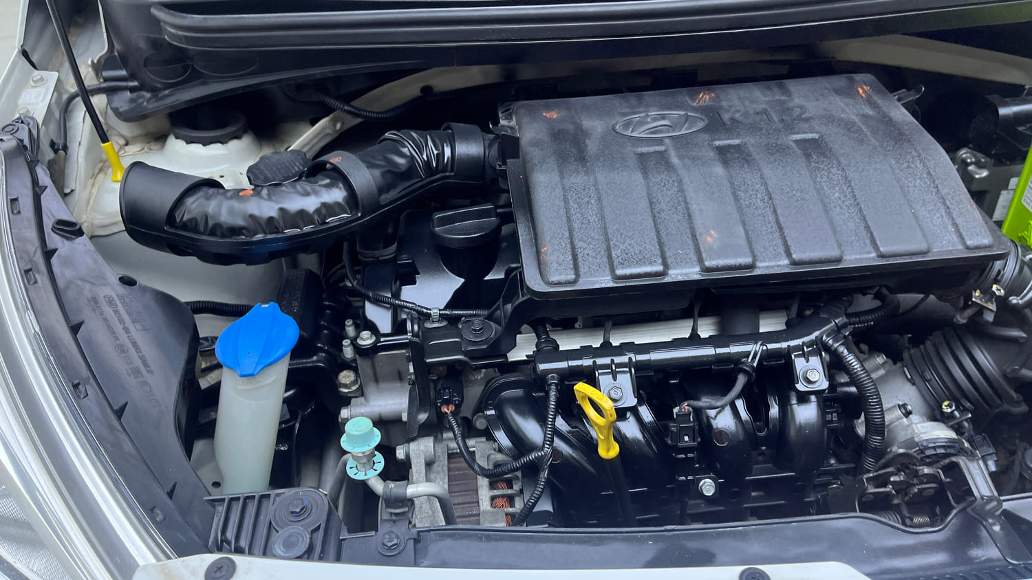 Used 2017 Hyundai Grand i10 Sportz (O) AT 1.2 Kappa VTVT Petrol Automatic engine ENGINE RIGHT SIDE VIEW