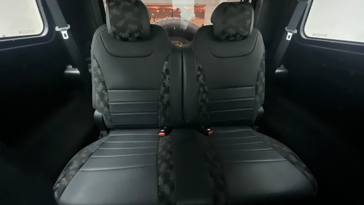 Used 2022 mahindra Thar LX Hard Top Diesel MT 4WD Diesel Manual interior REAR SEAT CONDITION VIEW