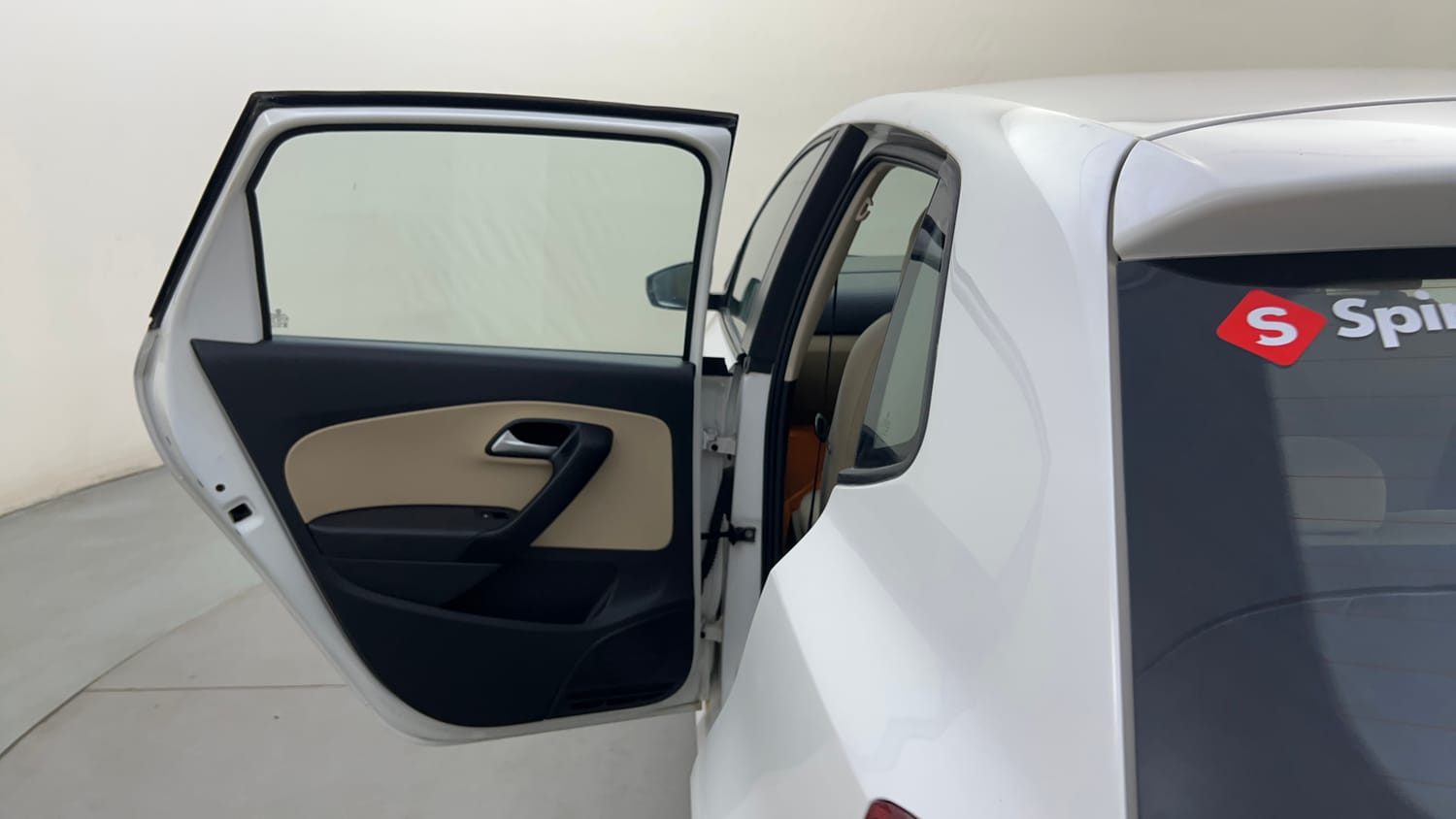 Used 2017 Volkswagen Polo Highline1.2L (P) Petrol Manual interior LEFT REAR DOOR OPEN VIEW