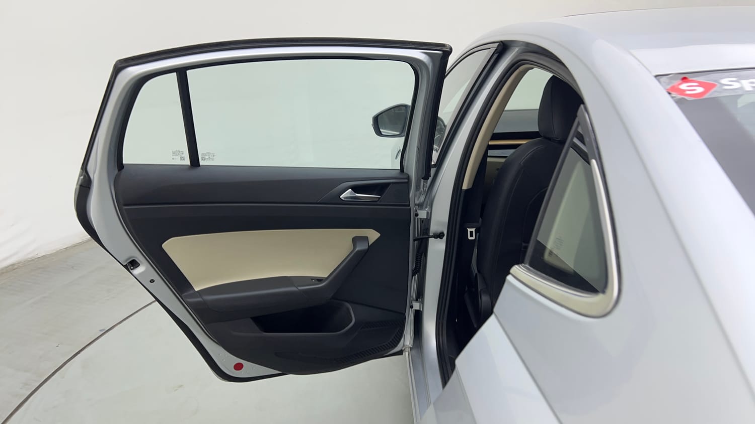 Used 2023 Skoda Slavia Style 1.5L TSI MT Petrol Manual interior LEFT REAR DOOR OPEN VIEW