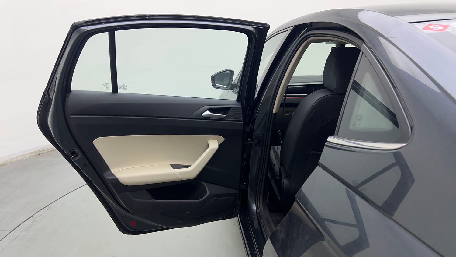 Used 2023 Volkswagen Virtus GT Plus 1.5 TSI EVO DSG Petrol Automatic interior LEFT REAR DOOR OPEN VIEW