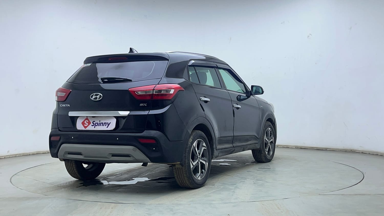 Used 2019 Hyundai Creta SX 1.6 AT CRDi Diesel Automatic exterior RIGHT REAR CORNER VIEW