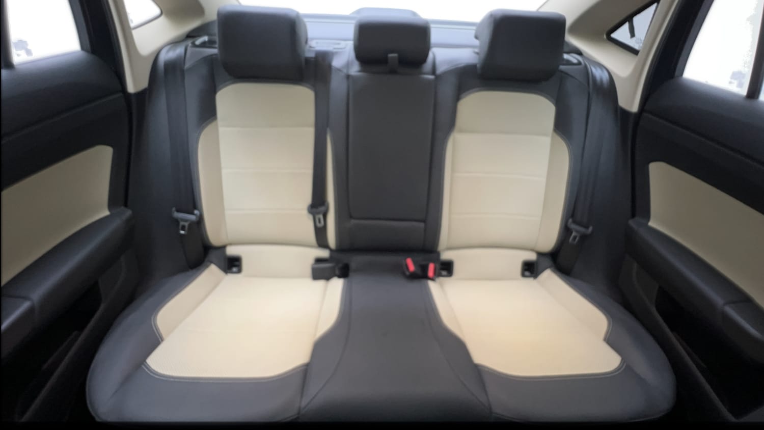 Used 2023 Skoda Slavia Style 1.5L TSI DSG Petrol Automatic interior REAR SEAT CONDITION VIEW