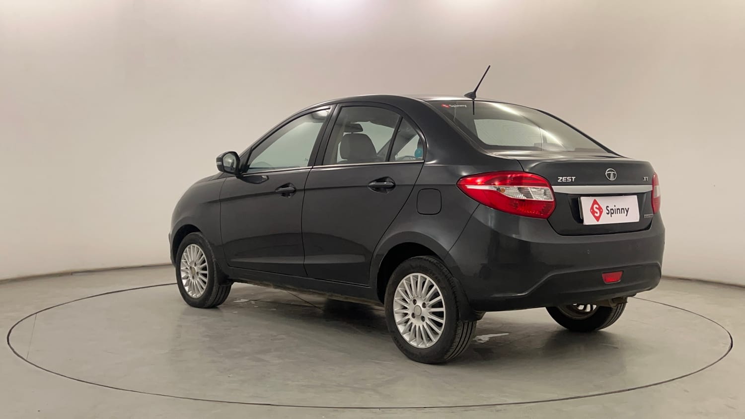 Used 2015 Tata Zest XT Petrol Petrol Manual exterior LEFT REAR CORNER VIEW