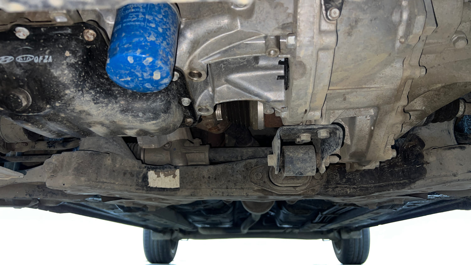 Used 2021 Hyundai Grand i10 Nios Sportz 1.2 Kappa VTVT Petrol Manual extra FRONT LEFT UNDERBODY VIEW