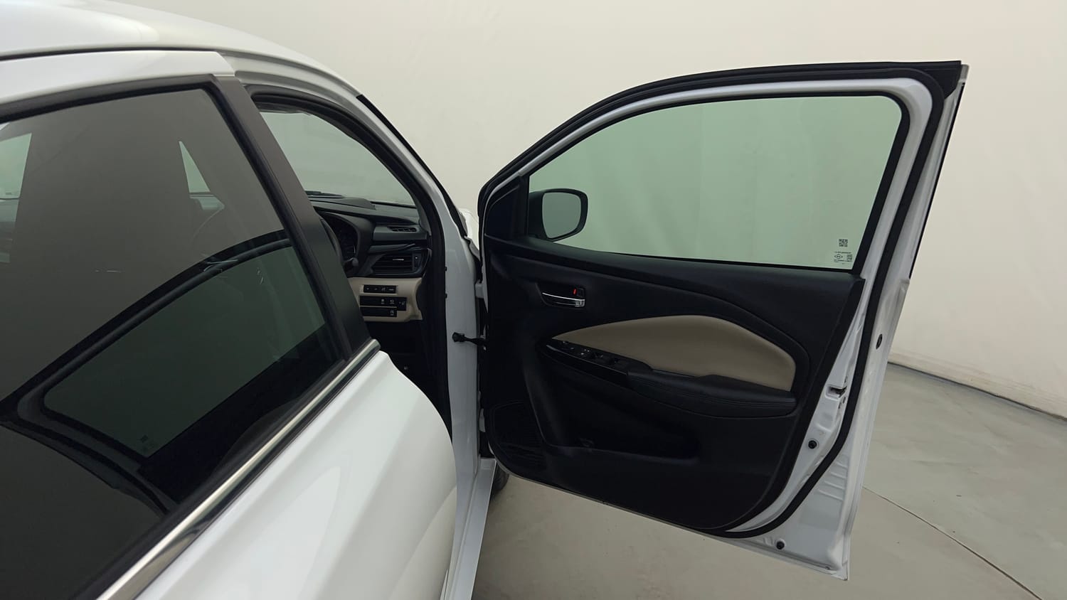 Used 2025 Toyota Glanza V AMT Petrol Automatic interior RIGHT FRONT DOOR OPEN VIEW