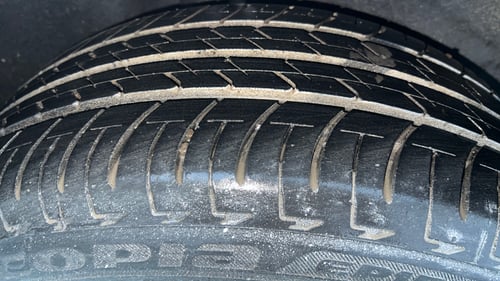 Used 2018 Ford EcoSport Titanium + 1.5L Ti-VCT AT Petrol Automatic tyres RIGHT REAR TYRE TREAD VIEW