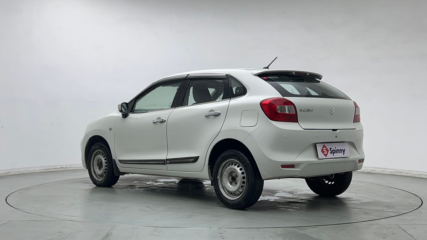 Used 2021 Maruti Suzuki Baleno Sigma Petrol Manual exterior LEFT REAR CORNER VIEW