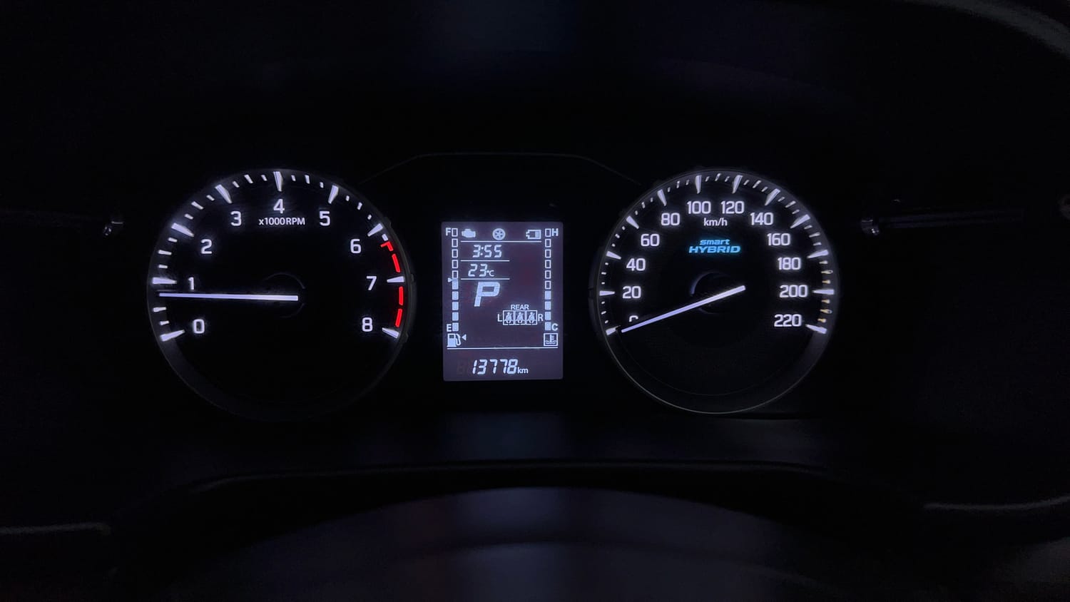Used 2025 Maruti Suzuki Brezza Vxi AT Petrol Automatic interior CLUSTERMETER VIEW