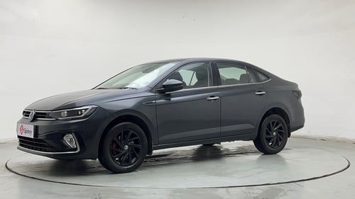 Used 2023 Volkswagen Virtus GT Plus 1.5 TSI EVO DSG Petrol Automatic exterior LEFT FRONT CORNER VIEW