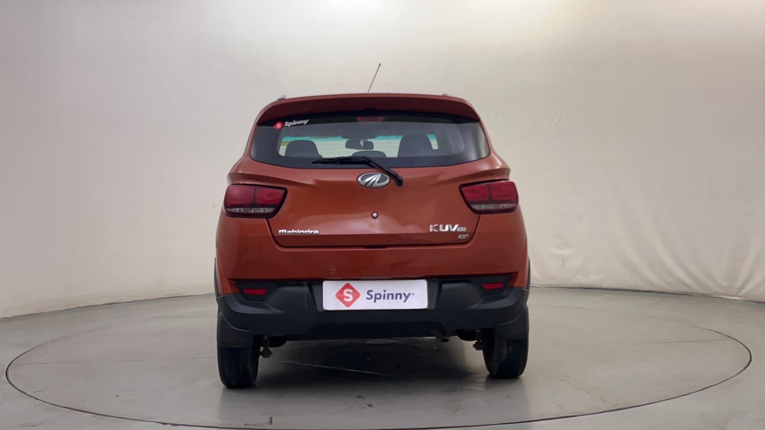 Used 2016 Mahindra KUV100 K6+ 6 STR Petrol Manual exterior BACK VIEW