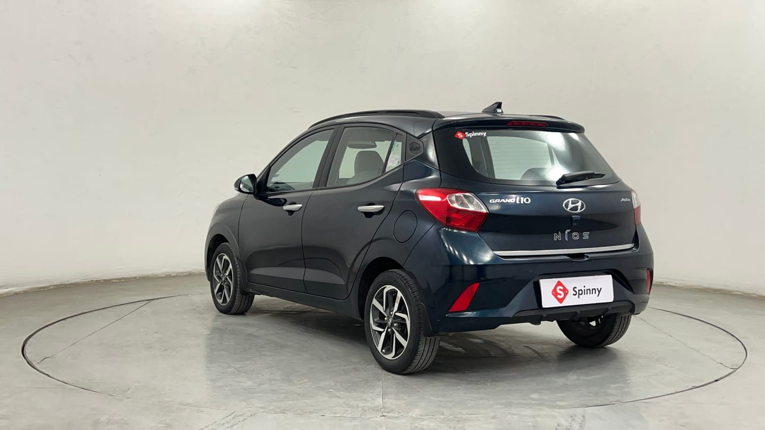 Used 2022 Hyundai Grand i10 Nios Asta AMT 1.2 Kappa VTVT Petrol Automatic exterior LEFT REAR CORNER VIEW