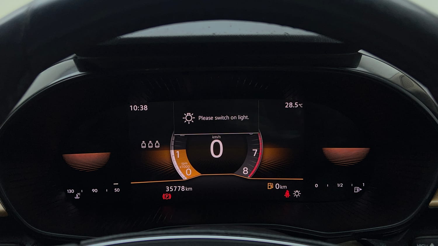 Used 2023 Skoda Slavia Style 1.5L TSI MT Petrol Manual interior CLUSTERMETER VIEW