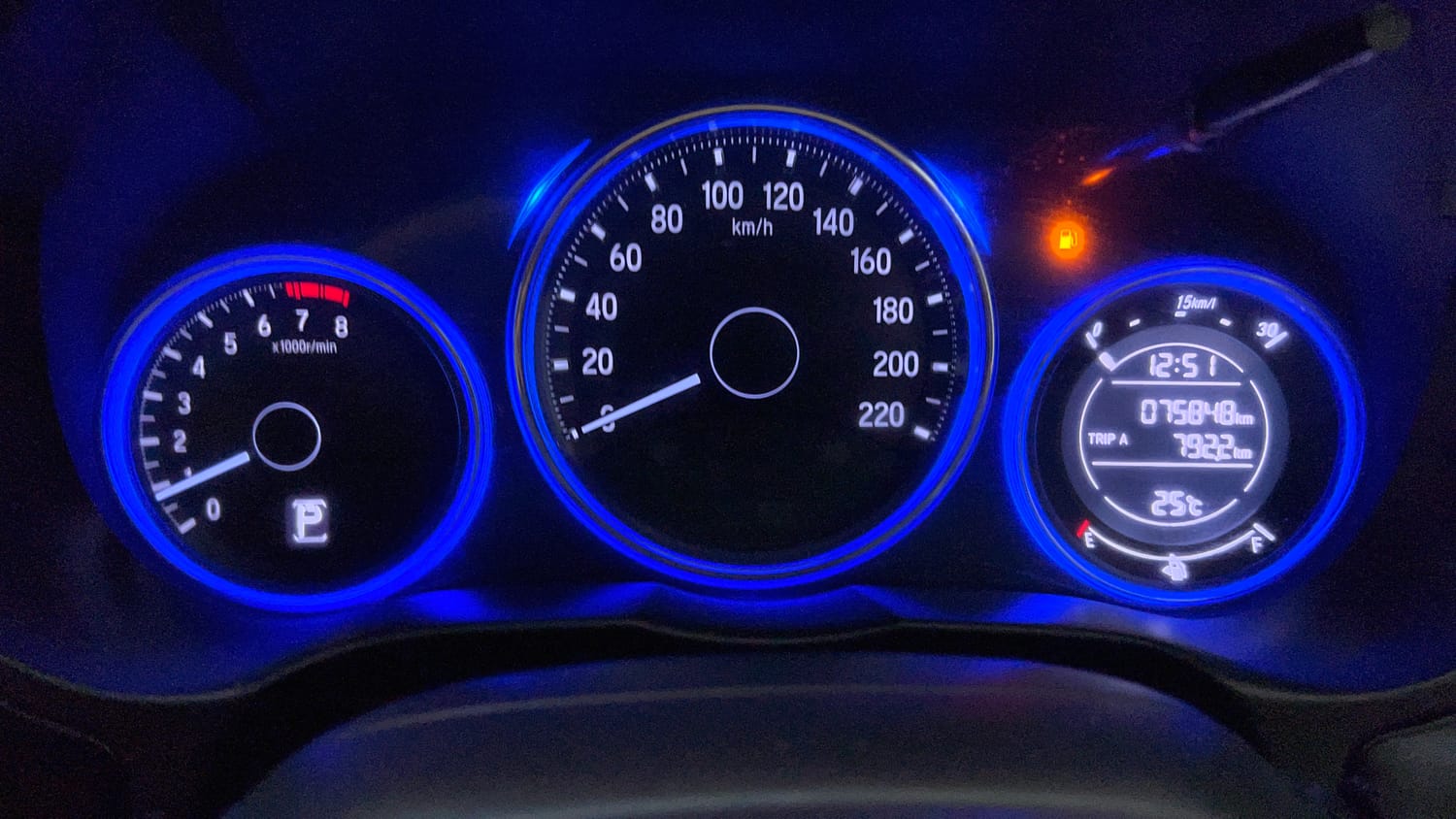 Used 2015 Honda City SV CVT Petrol Automatic interior CLUSTERMETER VIEW