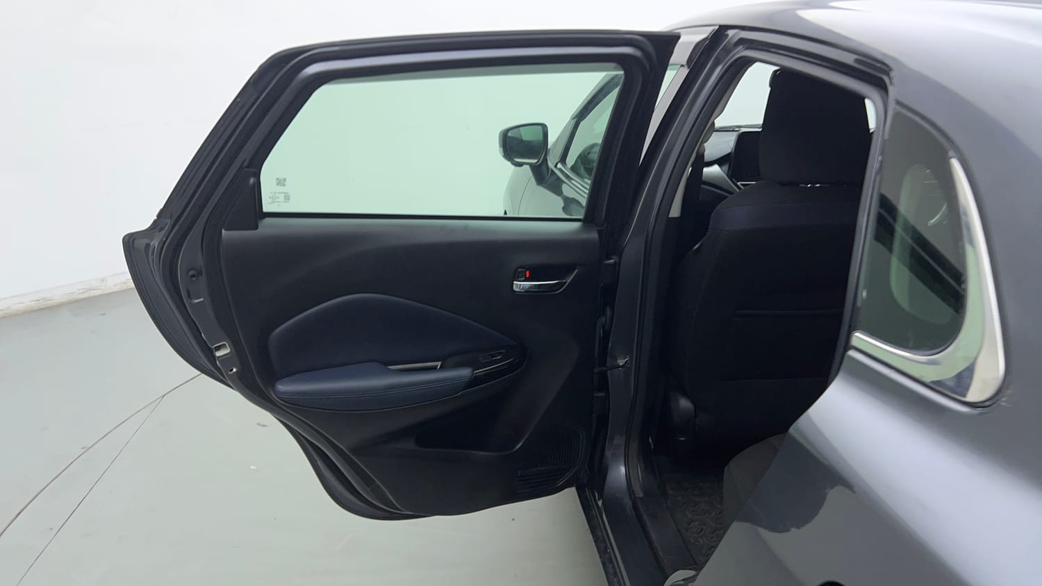 Used 2023 Maruti Suzuki Baleno Alpha MT Petrol Manual interior LEFT REAR DOOR OPEN VIEW