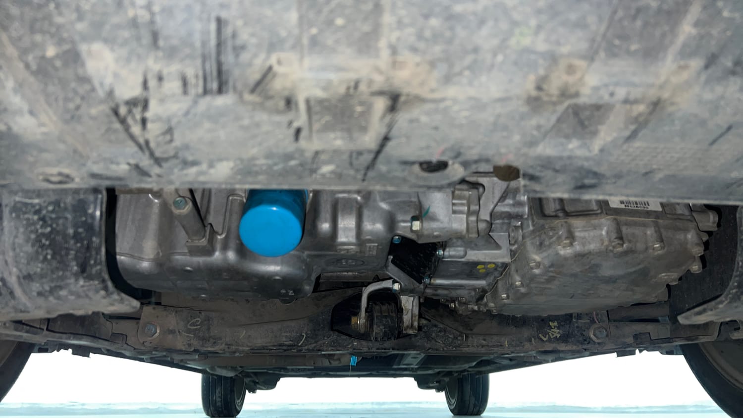 Used 2021 Honda City ZX CVT Petrol Petrol Automatic extra FRONT LEFT UNDERBODY VIEW