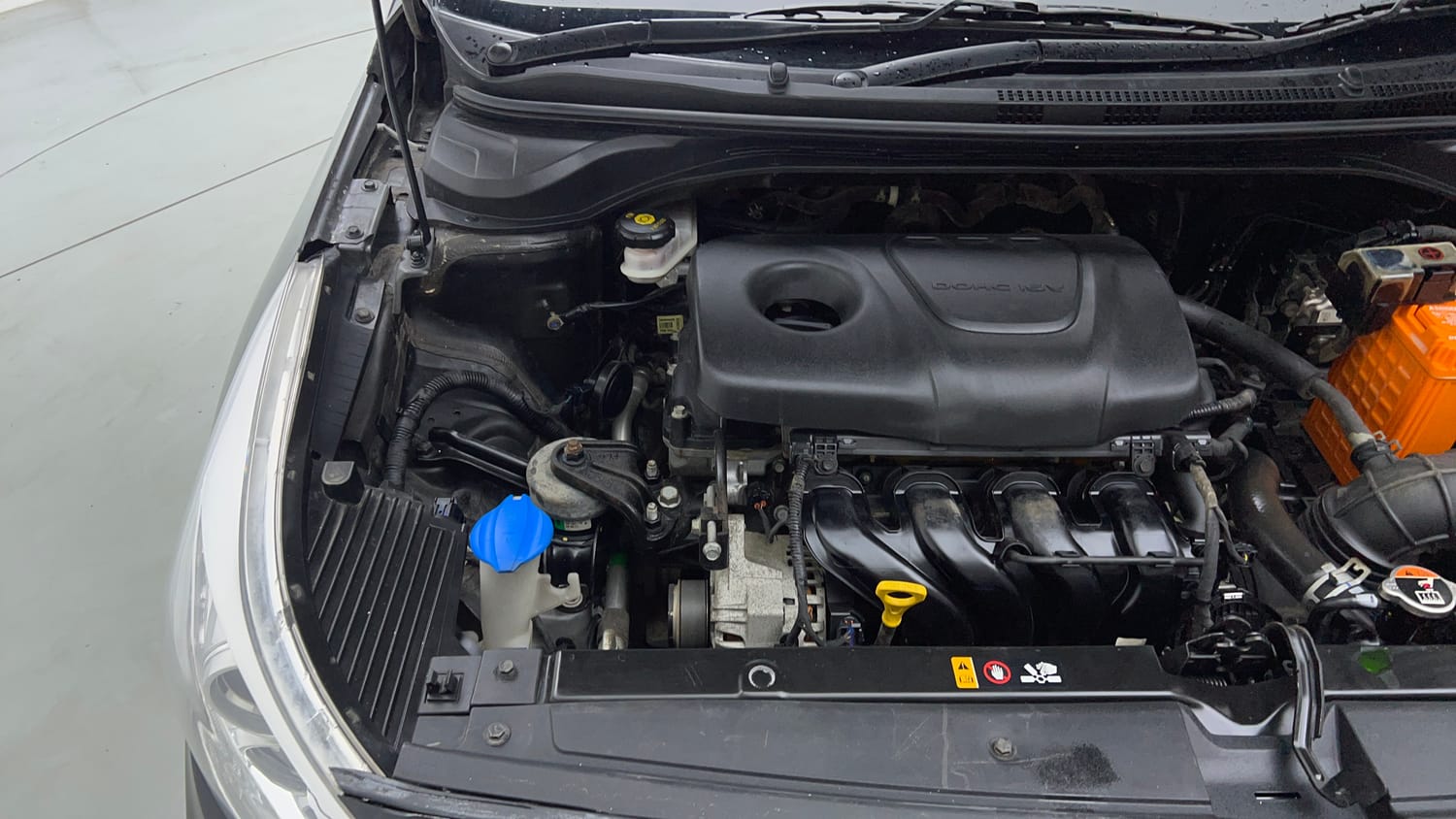 Used 2019 Hyundai Verna SX (O)1.6 VTVT Petrol Manual engine ENGINE RIGHT SIDE VIEW