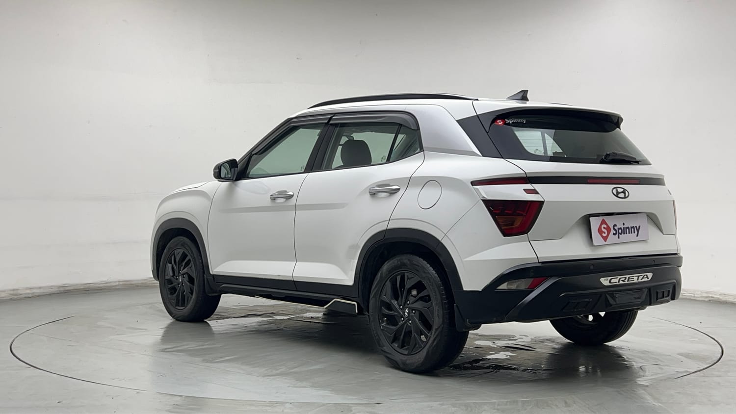 Used 2021 Hyundai Creta SX (O) 1.5 Diesel Automatic Diesel Automatic exterior LEFT REAR CORNER VIEW