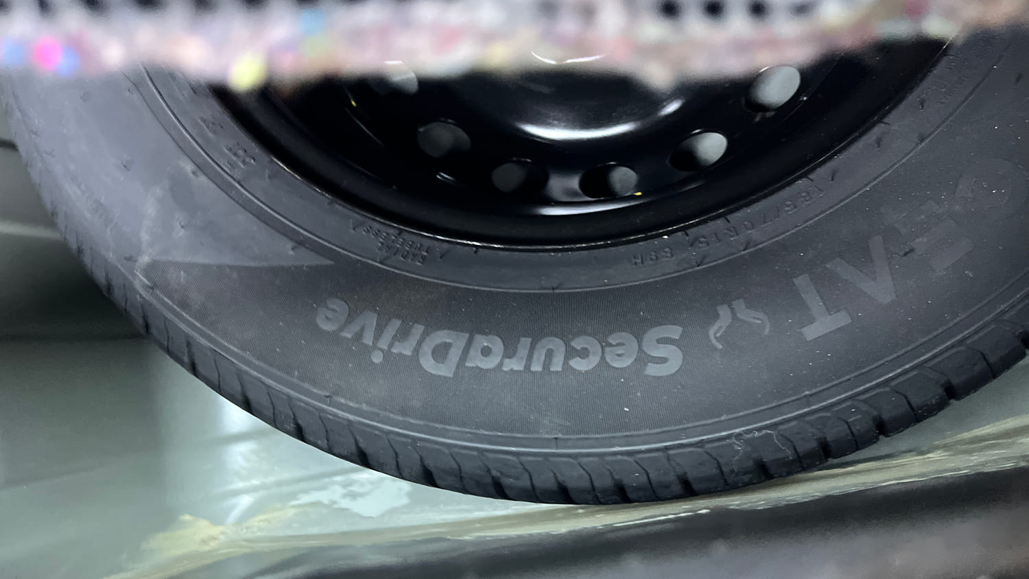 Used 2024 Tata Punch Pure MT Petrol Manual tyres SPARE TYRE VIEW