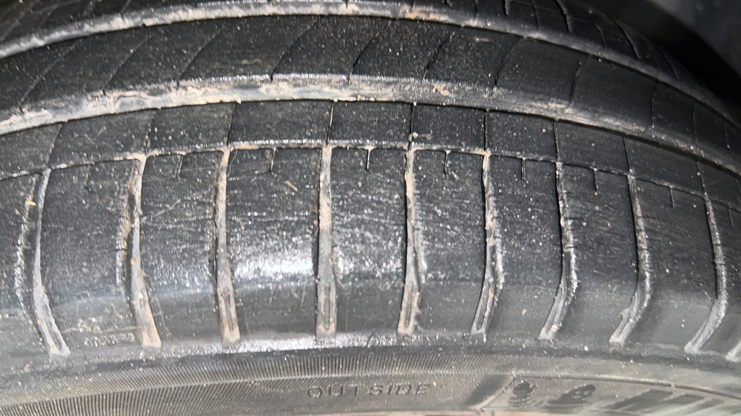 Used 2016 Datsun GO A Petrol Manual tyres RIGHT FRONT TYRE TREAD VIEW