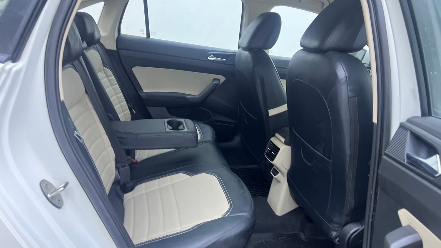 Used 2023 Skoda Slavia Ambition 1.0L TSI AT Petrol Automatic interior RIGHT SIDE REAR DOOR CABIN VIEW