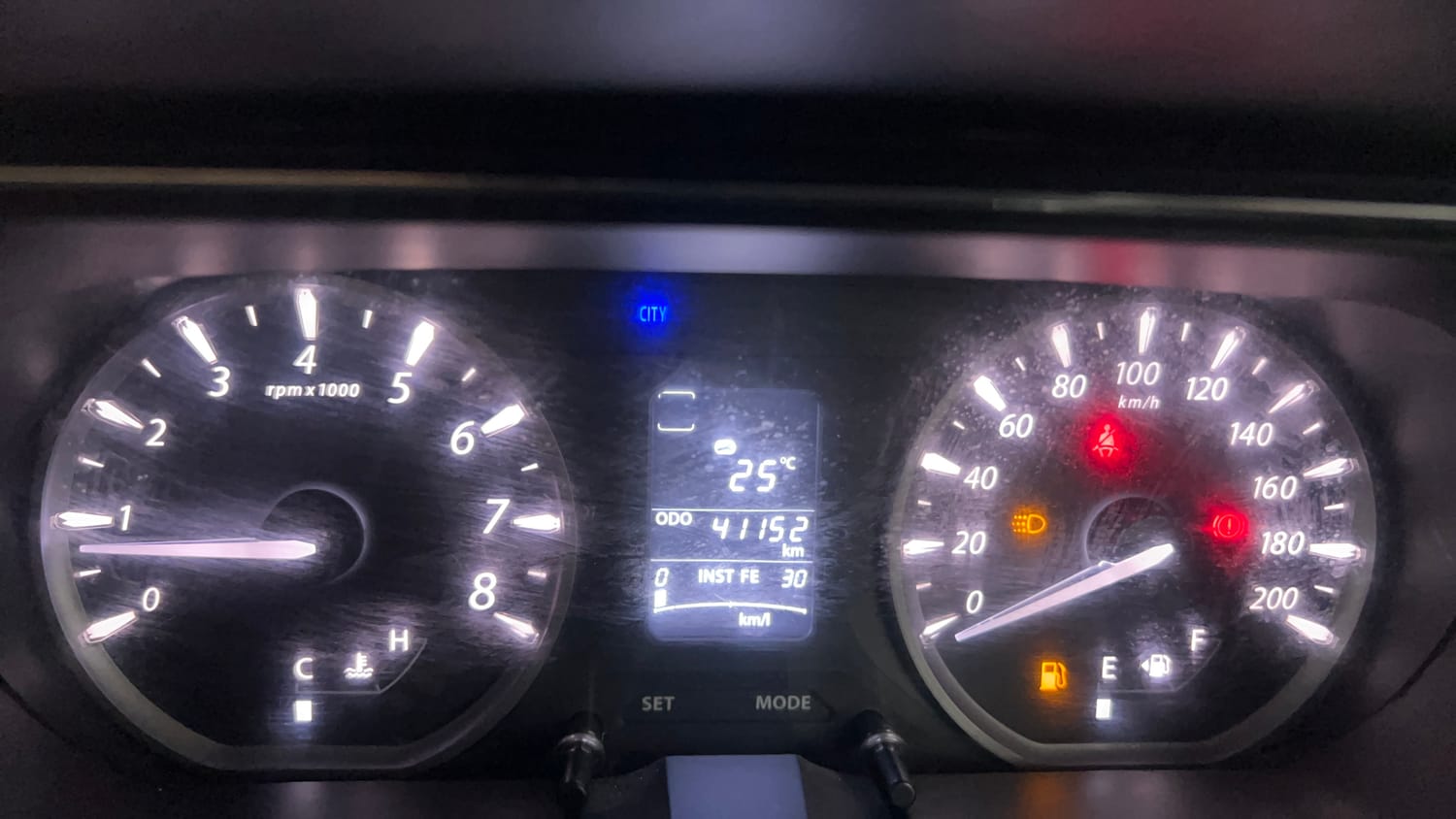 Used 2015 Tata Zest XT Petrol Petrol Manual interior CLUSTERMETER VIEW