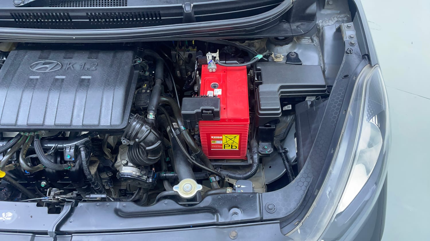 Used 2023 Hyundai Aura SX 1.2 CNG Cng Manual engine ENGINE LEFT SIDE VIEW