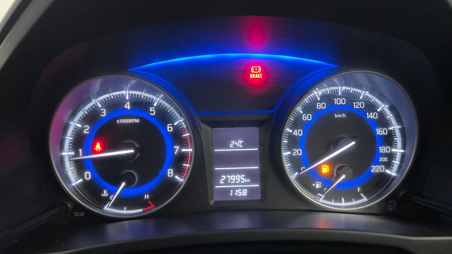 Used 2019 Maruti Suzuki Baleno Delta Petrol Manual interior CLUSTERMETER VIEW