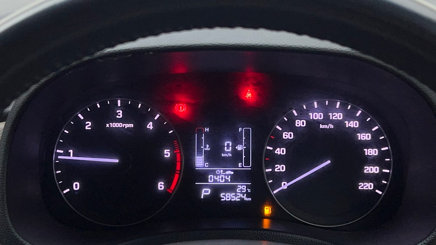 Used 2017 Hyundai Creta SX Plus 1.6 AT CRDI Diesel Automatic interior CLUSTERMETER VIEW