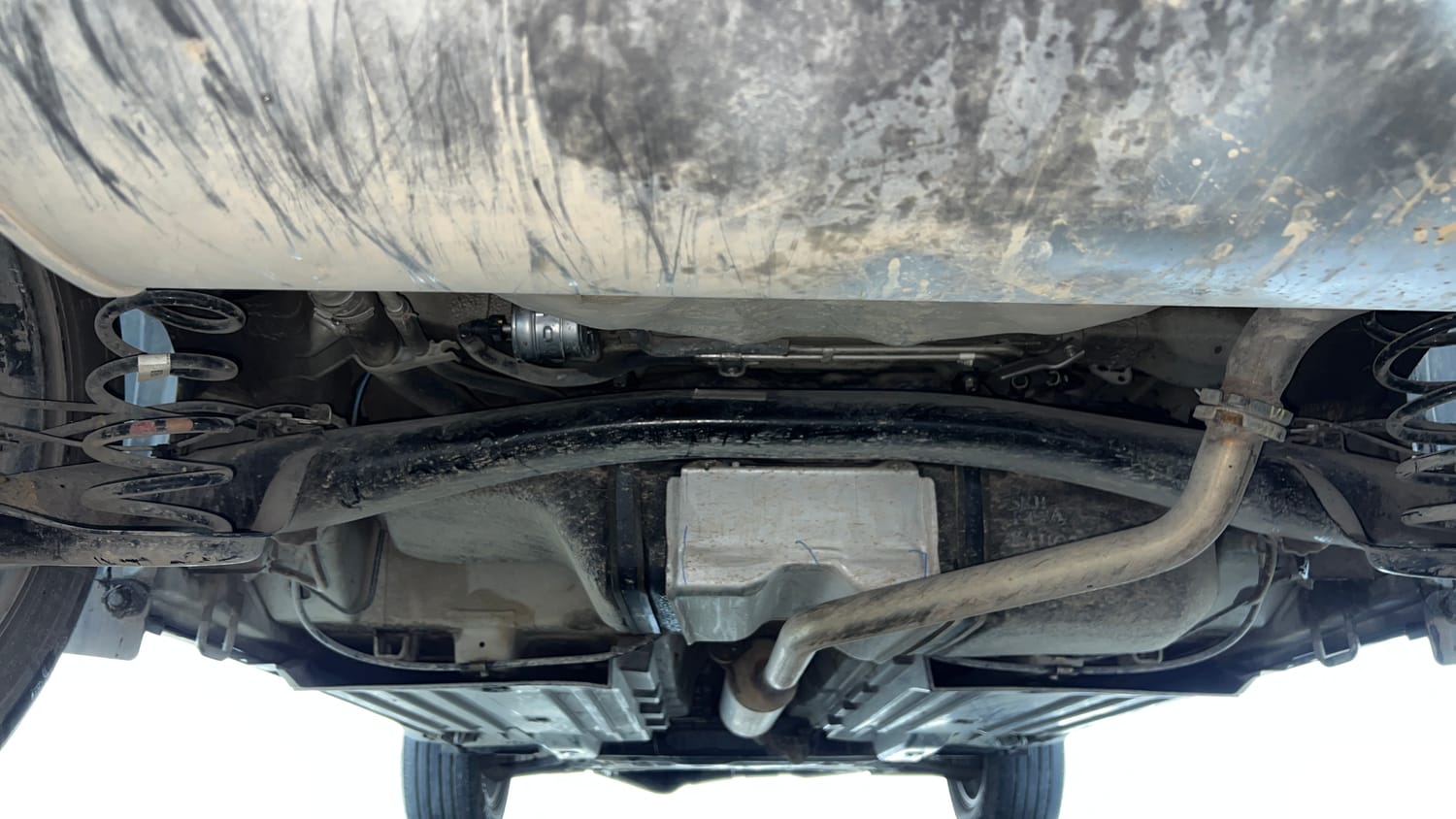 Used 2024 Maruti Suzuki Brezza ZXi Plus AT Petrol Automatic extra REAR UNDERBODY VIEW (TAKEN FROM REAR)