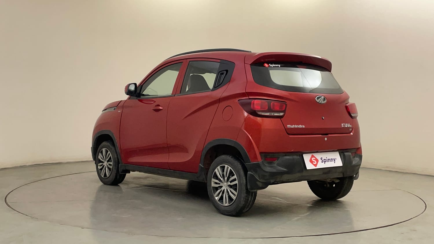 Used 2016 Mahindra KUV100 K4 6 STR Petrol Manual exterior LEFT REAR CORNER VIEW